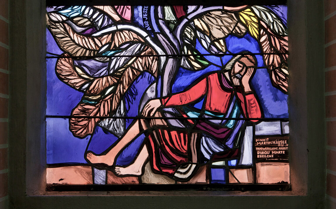 Kirchenfenster mit Bleiverglasung Kirchenfenster mit Bleiverglasung
