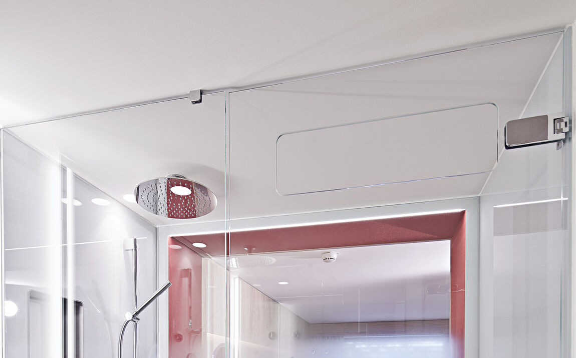 Glas-Dusche mit GM ISHOWER Glas-Dusche mit GM ISHOWER