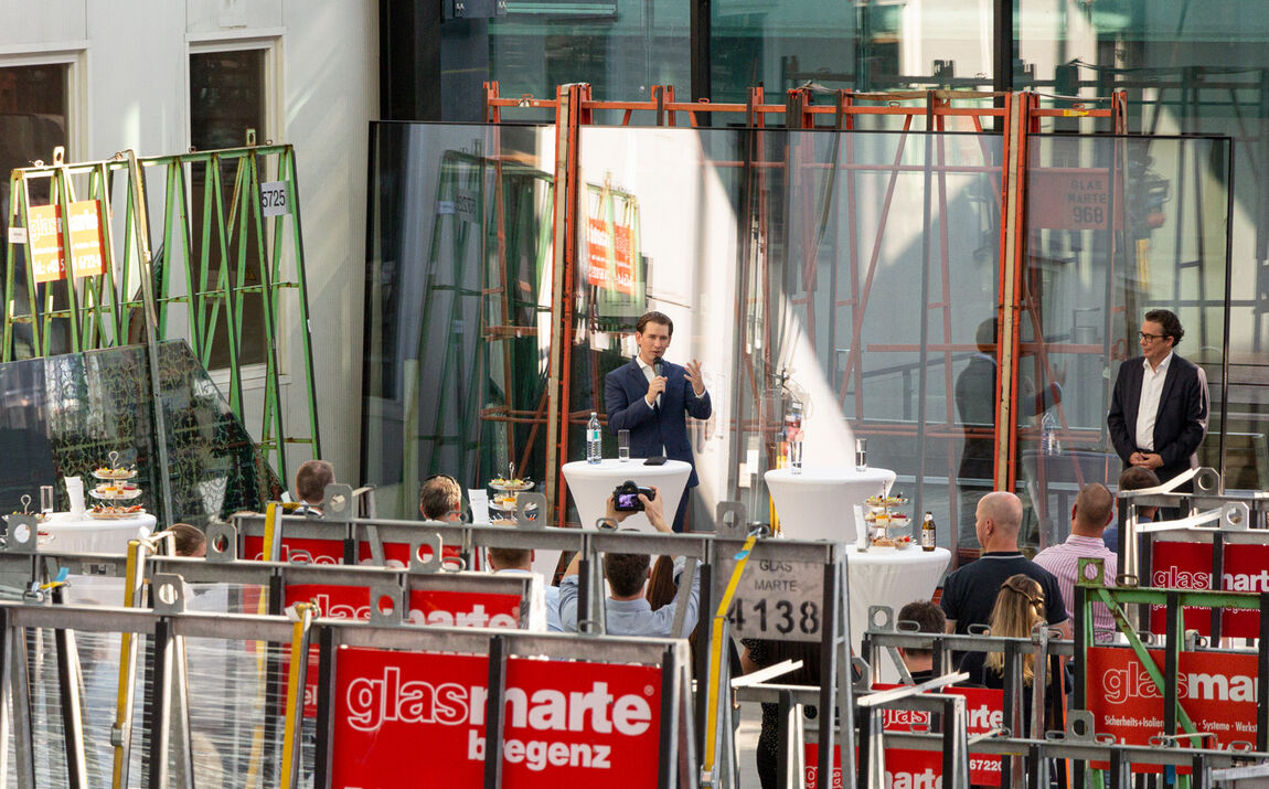 Wirtschaftskammer und Wirtschaftsbund bei Glas Marte