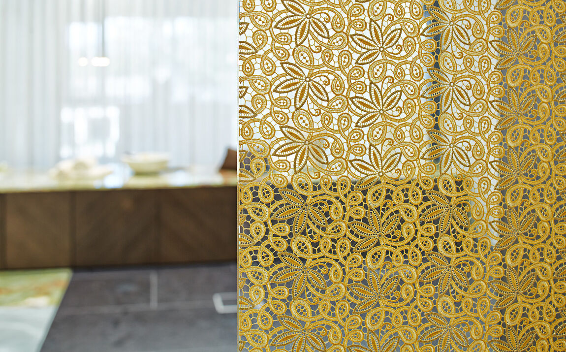 Textil im Glas Textil im Glas