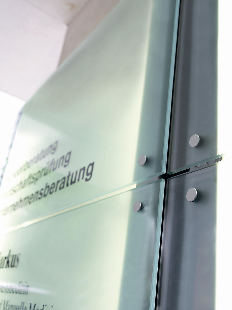 Glasplatten-Wandbefestigung