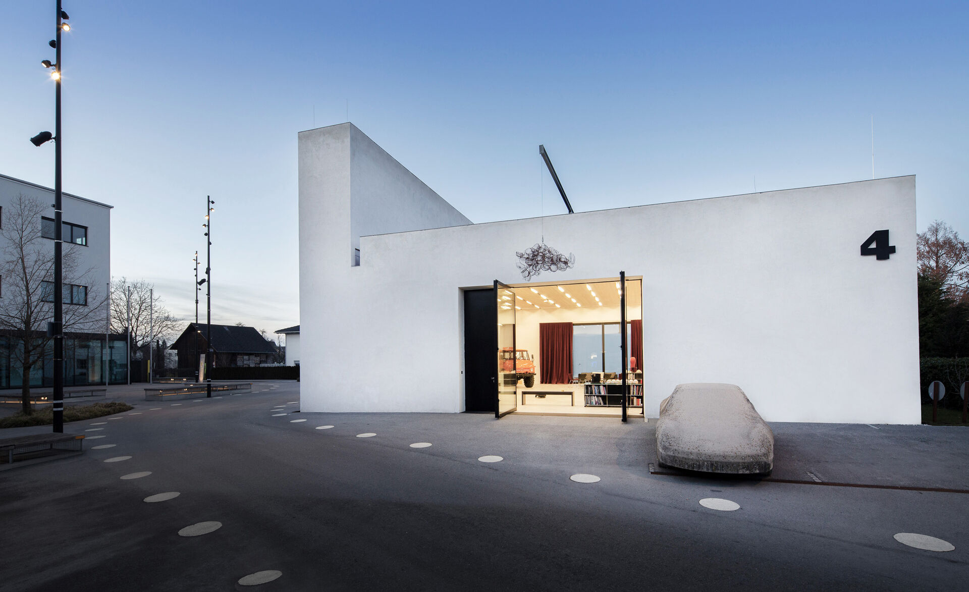 Galerie Hutz in Hard, mitgestaltet von Glas Marte