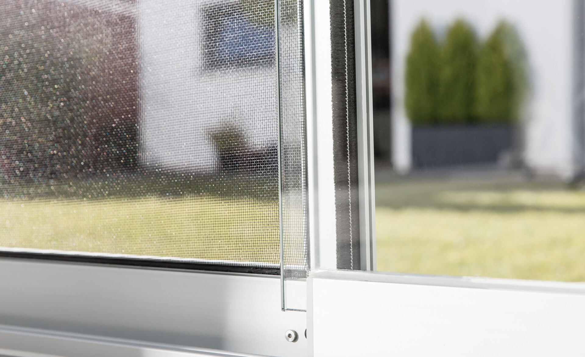 Schiebetür mit Insektenschutz