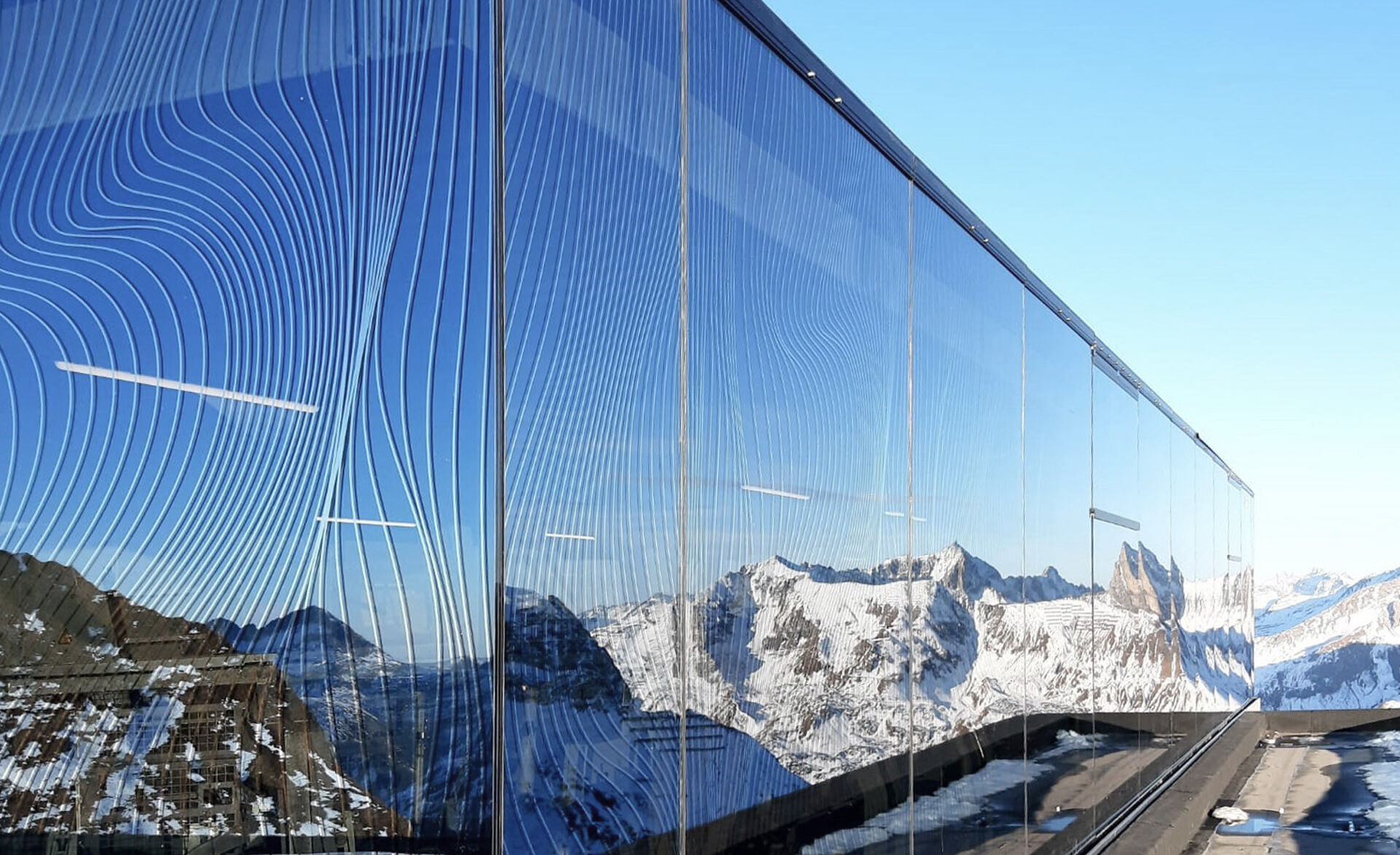 Glas Marte Vogelschutz dank partieller Verchromung: GM CHROME