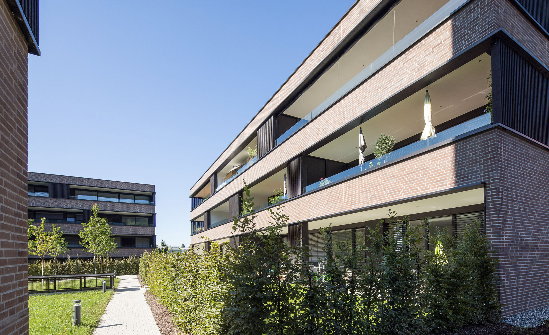 Balkone mit GM RAILING® UNI im Seedomizil Lochau