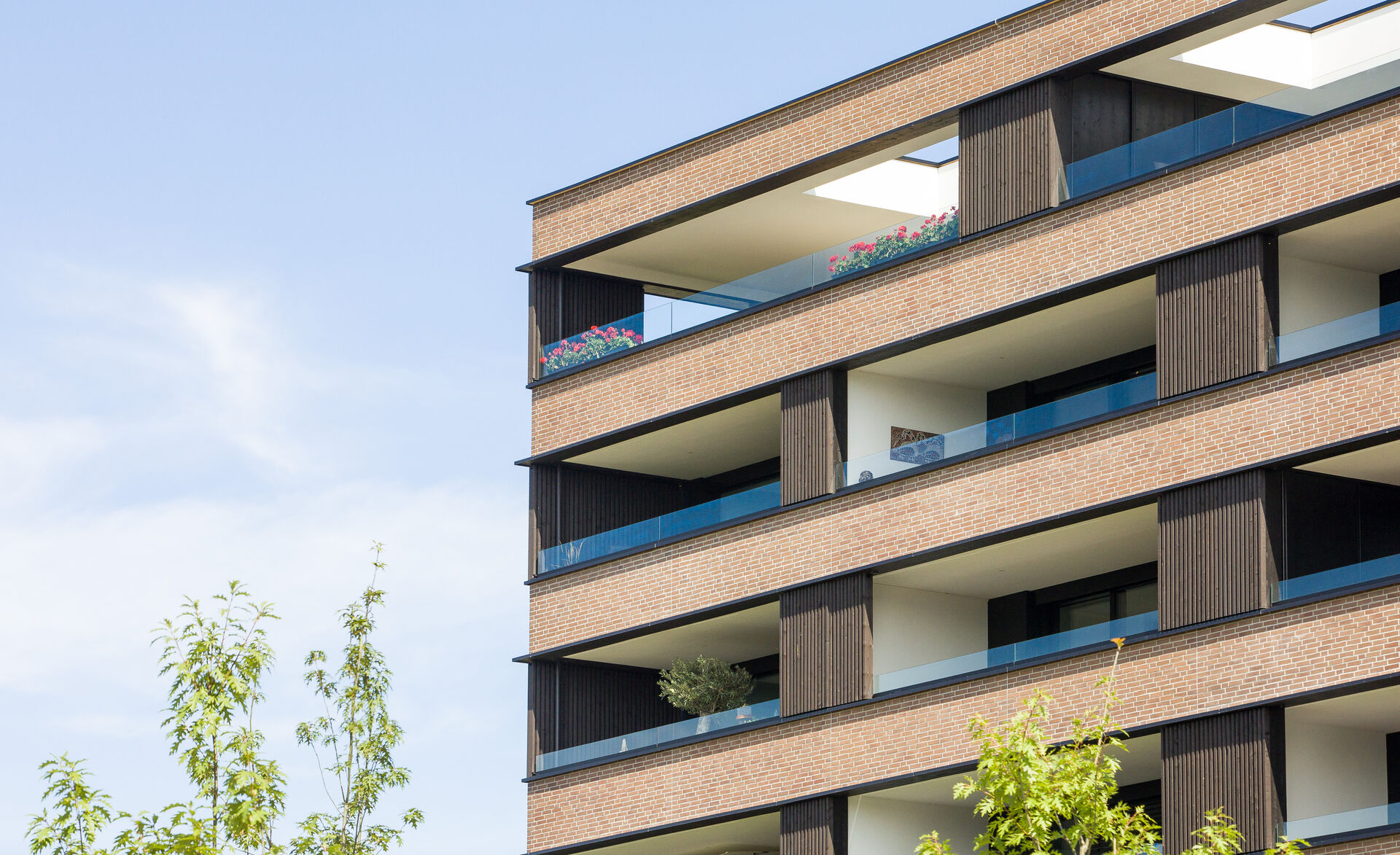 Balkone mit GM RAILING® UNI im Seedomizil Lochau