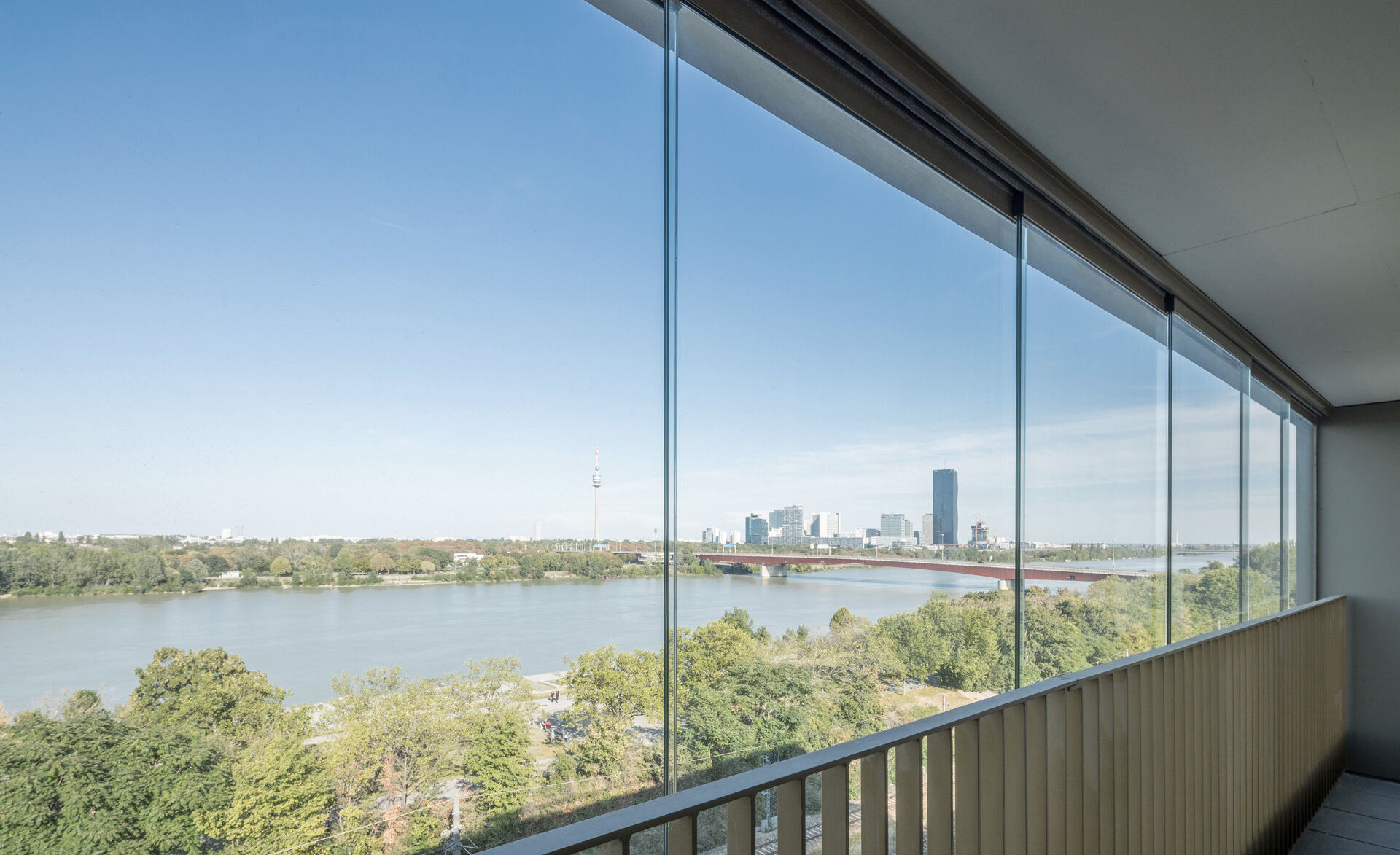 Rahmenlose Glas-Schiebetüren