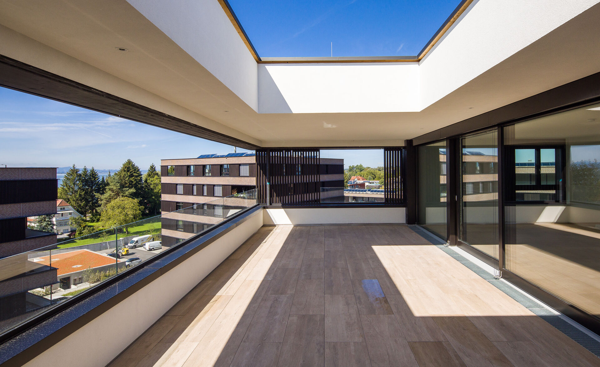 Balkone mit GM RAILING® UNI im Seedomizil Lochau