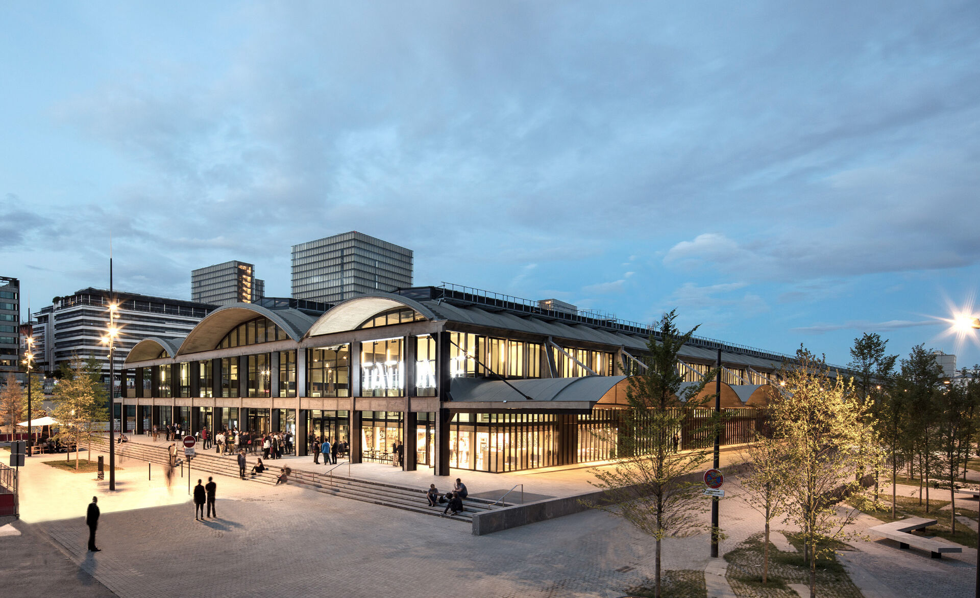 Frachtbahnhof Station F in Paris