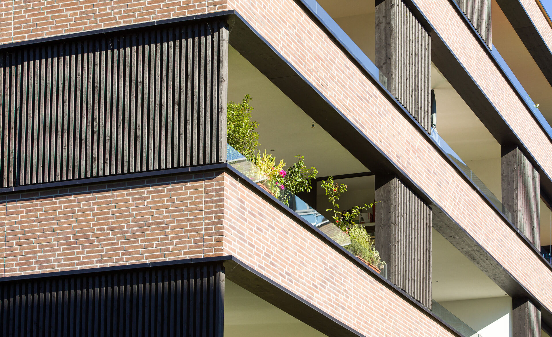 Balkone mit GM RAILING® UNI im Seedomizil Lochau