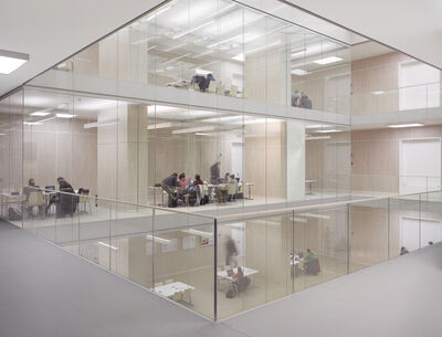 GM Railing Plan Heilbronn  Bildungscampus mit transparenten Glaswänden von Glas Marte.