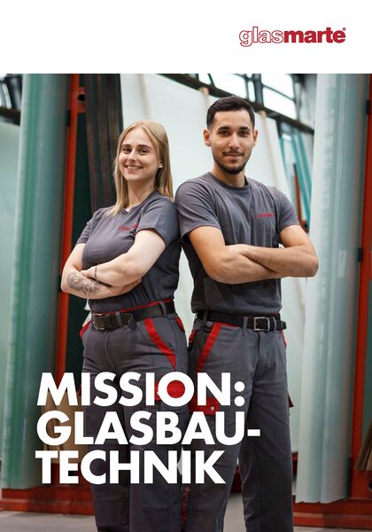 Broschüre: Glas Marte Lehrlingsbroschüre 2025