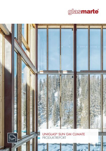 UNIGLAS® SUN GM CLIMATE Glas Marte Broschüre: transparentes, energiesparendes Sonnenschutz-Isolierglas