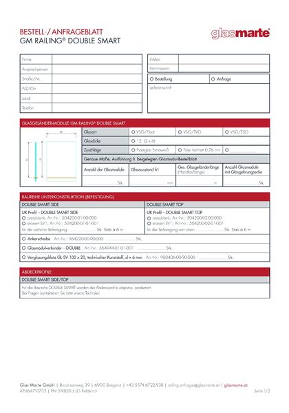 GM RAILING® DOUBLE SMART