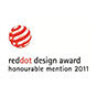 Glas Marte erhält die Prämierung "Red Dot Design Award Honorable Mention 2011".